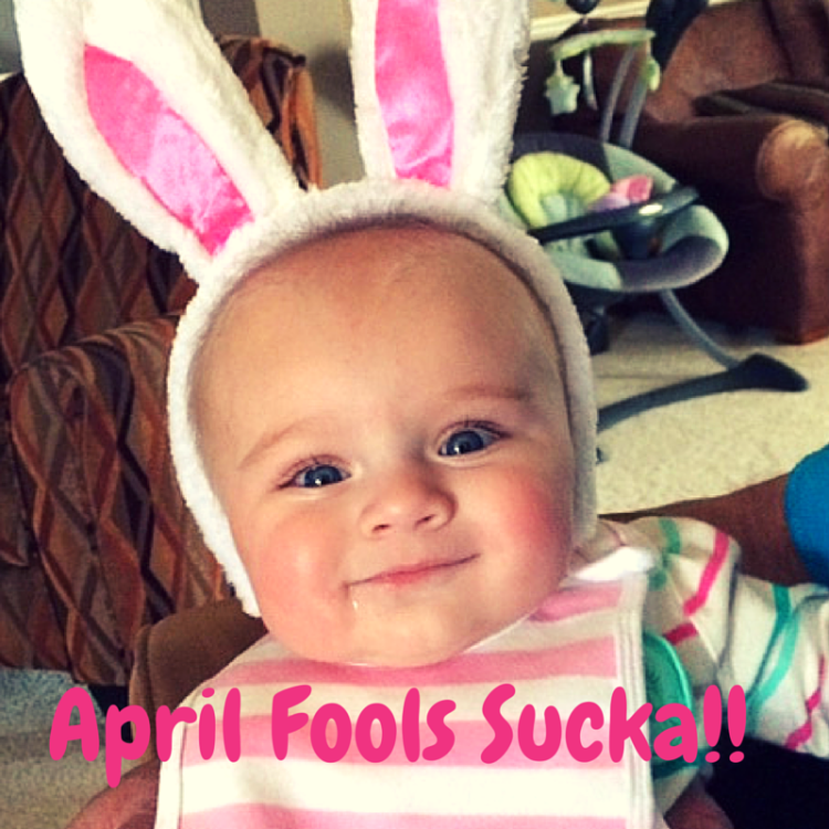 Kate says April Fools